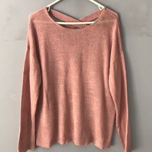 Forever 21 pink knit sweater